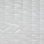 Satin Channel Quilt Swatch Vintage White Swatch