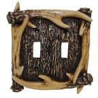 Antler Double Switch Wall Plate Switch Plates & Outlet Covers