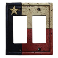Texas Double Rocker Wall Switch Plate Switch Plates & Outlet Covers