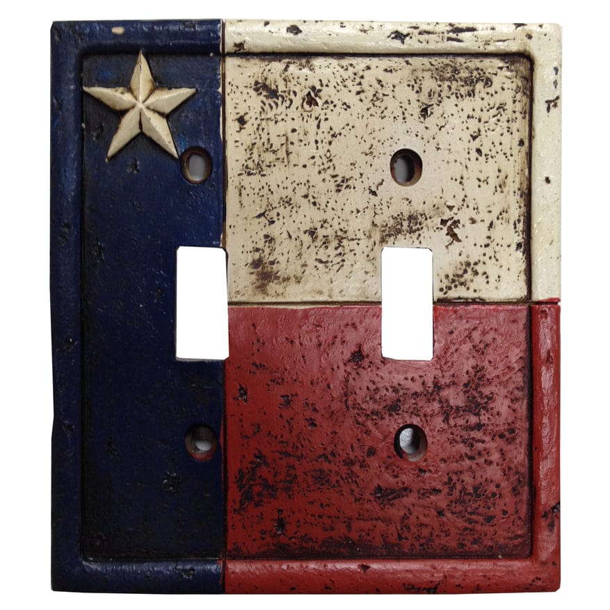 Texas Double Switch Wall Plate Switch Plates & Outlet Covers