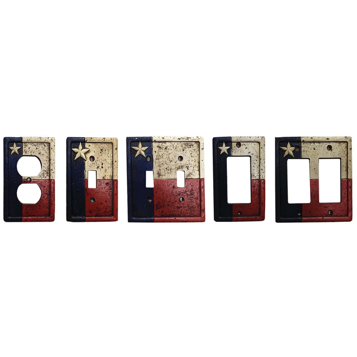 Texas Single Outlet Cover Wall Plate Switch Plates & Outlet Covers
