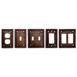 Tooled Resin w/ Stud Double Switch Wall Plate Switch Plates & Outlet Covers