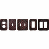 Tooled Resin Weaver Single Switch Wall Plate Switch Plates & Outlet Covers