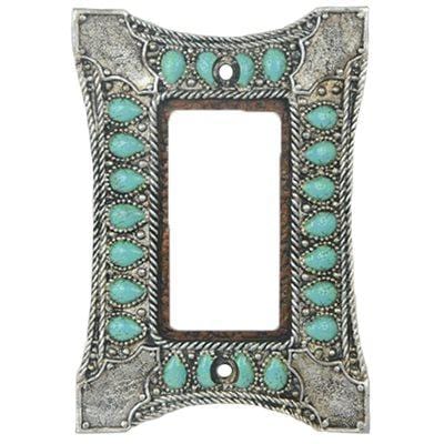 Turquoise Single Rocker Wall Switch Plate Switch Plates & Outlet Covers
