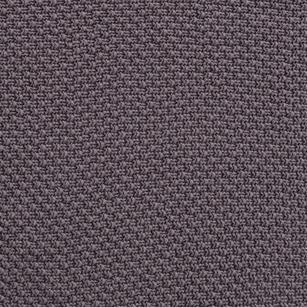 Cotton Knit Blanket Throw