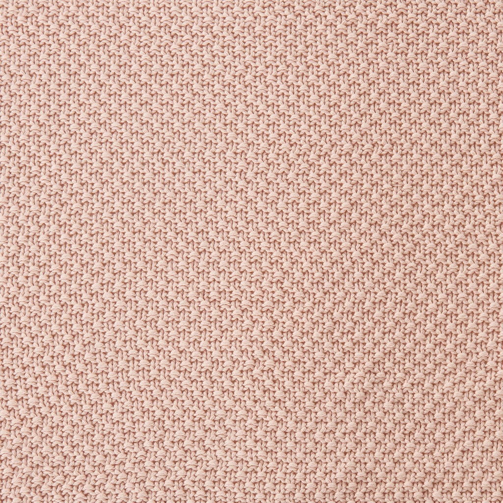 Cotton Knit Blanket Throw
