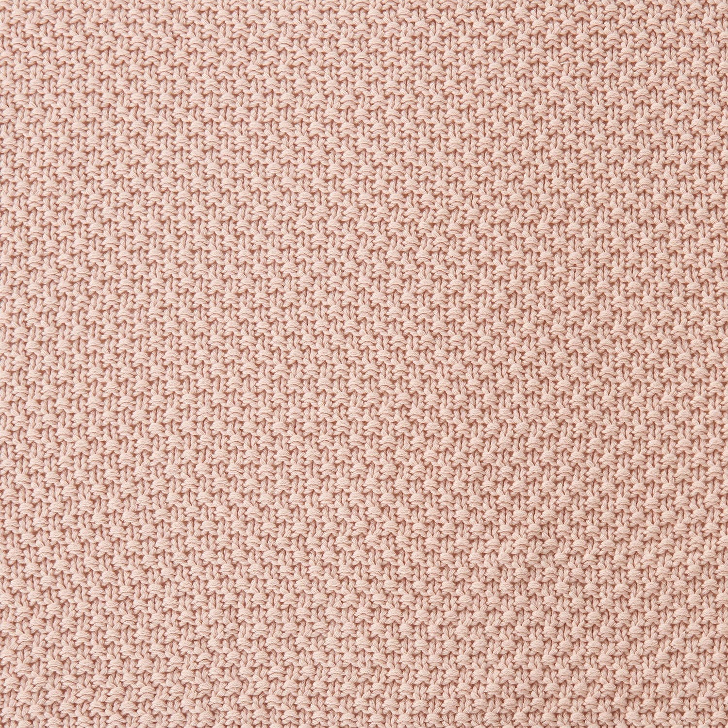Cotton Knit Blanket Throw