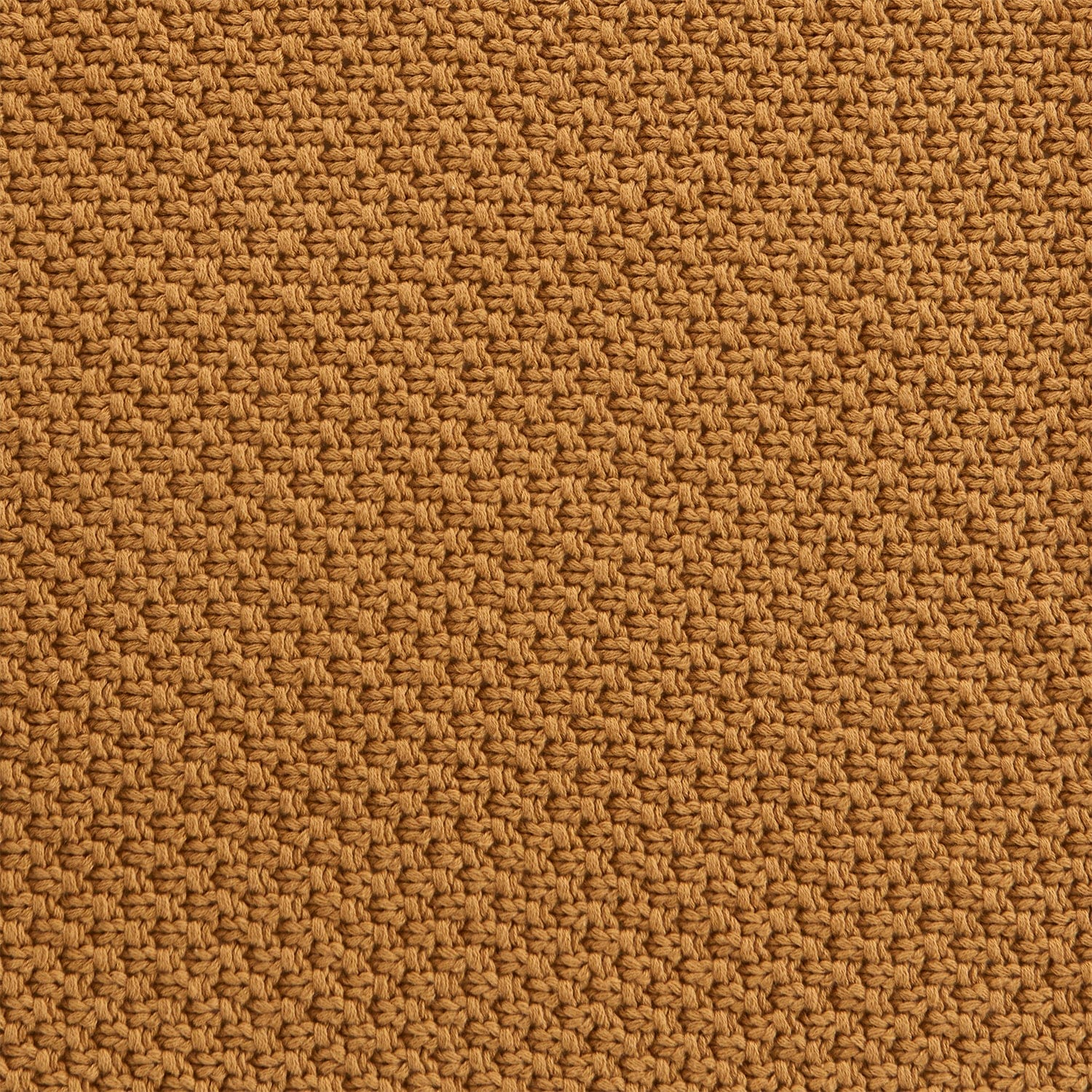 Cotton Knit Blanket Throw