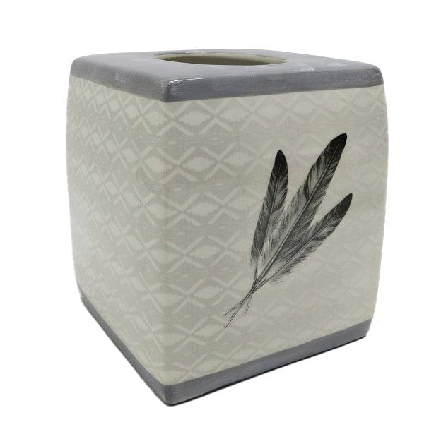 Paseo Road Feather Design Tissue Box Cover - Thumbnail 2