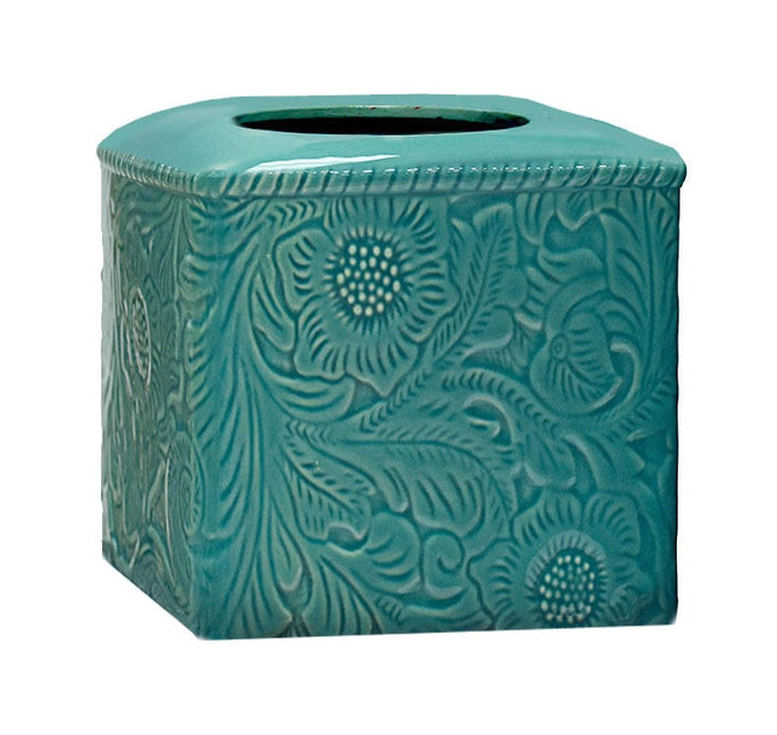 Savannah Tissue Box, 4 Colors Turquoise Tissue Holder