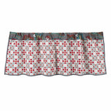 Abbie Western Paisley Quilted Valance, Teal Valance