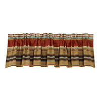 Calhoun Kitchen Valance w/ Serape Stripe Valance