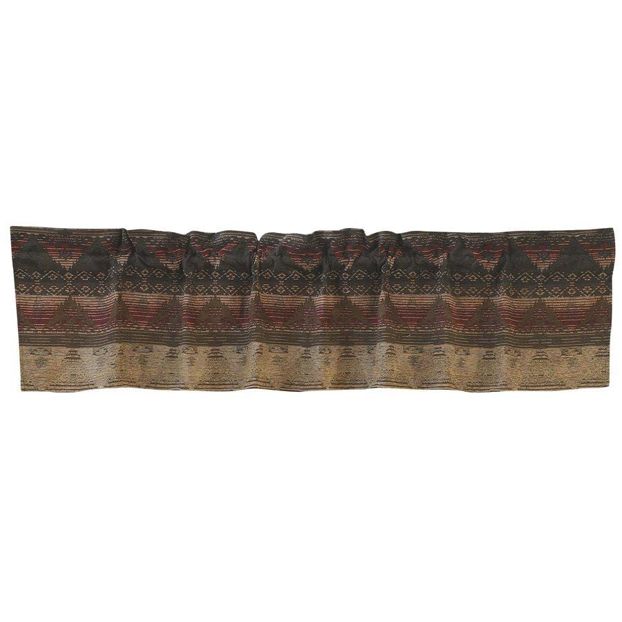 Sierra Kitchen Valance - Brown, Red & Tan Valance