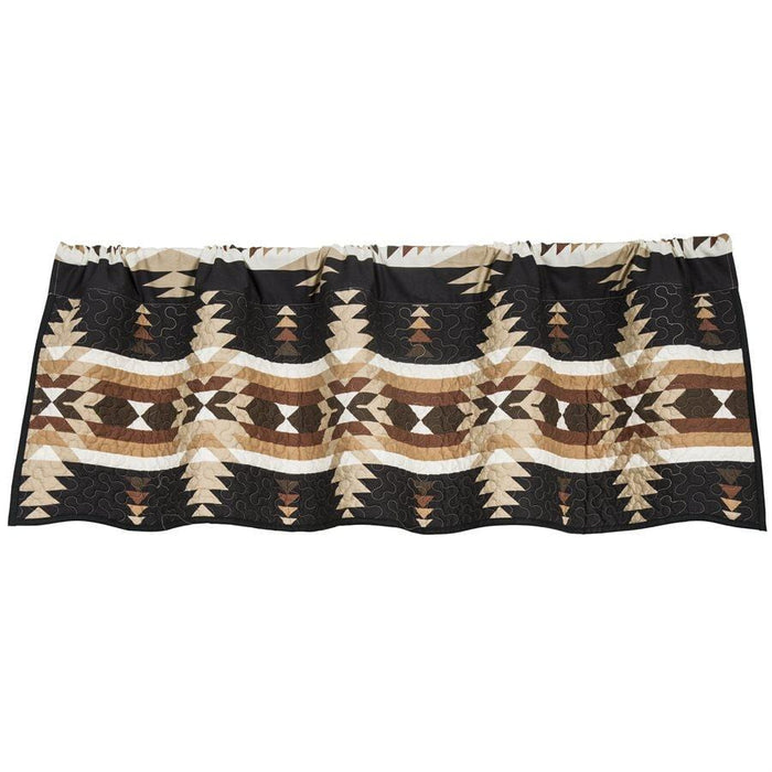 Yosemite Kitchen Valance w/ Aztec Pattern Valance