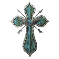 Thunderbird Arrow Turquoise Cross Wall Art Wall Decor