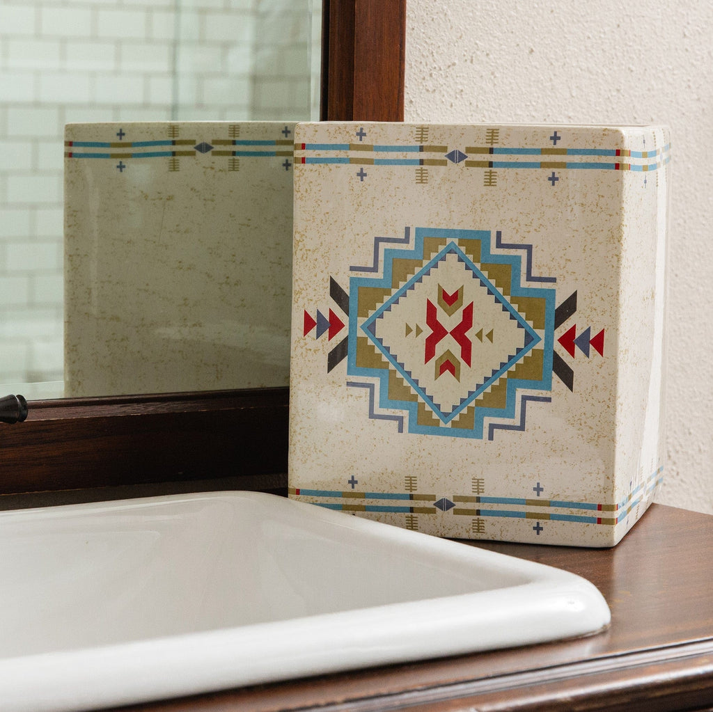 Spirit Valley Ceramic Wastebasket Wastebasket